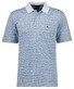 Ragman Soft Knit Easy Care Stripe Polo Dove-Multi