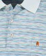 Ragman Soft Knit Easy Care Stripe Polo Marine-Multi