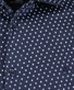 Ragman Soft Knit Fine Polka Dot Pima Cotton Fabric Mix Shirt Marine