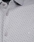 Ragman Soft Knit Fine Polka Dot Pima Cotton Fabric Mix Shirt Silver Grey