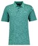 Ragman Soft Knit Fine Stripe Easy Care Polo Emerald