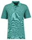 Ragman Soft Knit Fine Stripe Easy Care Polo Emerald