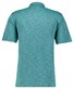 Ragman Soft Knit Fine Stripe Flame Design Polo Emerald