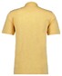 Ragman Soft Knit Fine Stripe Flame Design Polo Goud