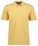 Ragman Soft Knit Fine Stripe Flame Design Poloshirt Gold