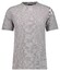 Ragman Soft Knit Fine Stripe Round Neck T-Shirt Grijs Melange