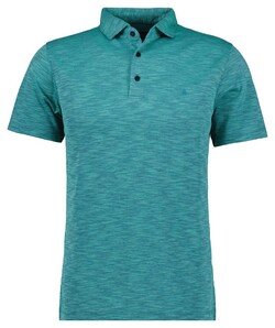 Ragman Soft Knit Flame Design Easy Care Polo Emerald