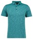 Ragman Soft Knit Flame Design Easy Care Polo Emerald