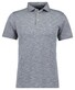 Ragman Soft Knit Flame Design Easy Care Polo Grijs Melange