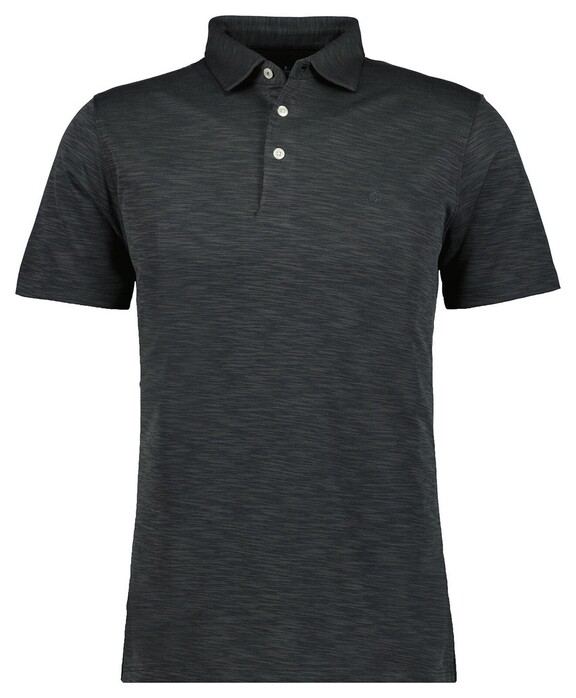 Ragman Soft Knit Flame Design Easy Care Polo Leisteen
