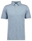 Ragman Soft Knit Flame Design Easy Care Polo Licht Blauw