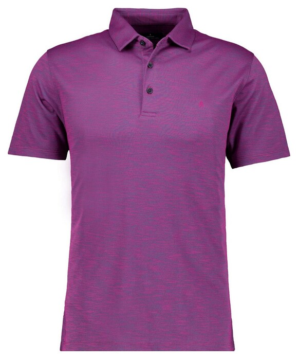 Ragman Soft Knit Flame Design Easy Care Polo Mulberry