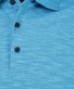 Ragman Soft Knit Flame Design Easy Care Polo Water Blue
