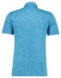 Ragman Soft Knit Flame Design Easy Care Polo Water Blue