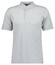 Ragman Soft Knit Flame Design Stand Up Collar Polo Ecru