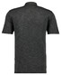 Ragman Soft Knit Flame Design Stand Up Collar Polo Leisteen