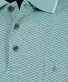 Ragman Soft Knit Jacquard Fantasy Collar Tipping Polo Sage Green