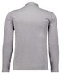 Ragman Soft Knit Long Sleeve Chest Pocket Polo Zilvergrijs