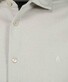 Ragman Soft Knit Minimal Jacquard Pattern Easy Care Kent Collar Overhemd Beige
