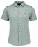 Ragman Soft Knit Minimal Jacquard Pattern Easy Care Kent Collar Overhemd Mint