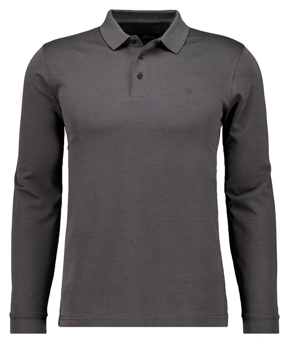 Ragman Soft Knit Modern Fit Easy Care Polo Antraciet