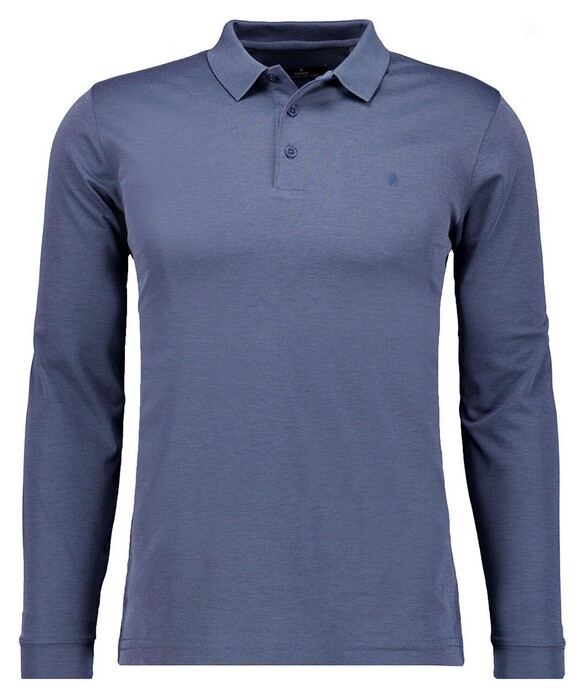 Ragman Soft Knit Modern Fit Easy Care Polo Azure
