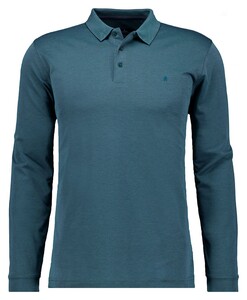 Ragman Soft Knit Modern Fit Easy Care Polo Donker Groen