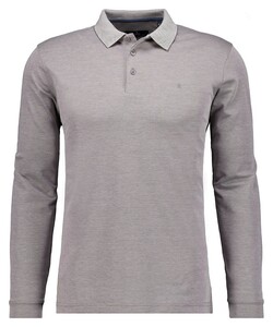 Ragman Soft Knit Modern Fit Easy Care Polo Zilvergrijs