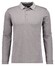 Ragman Soft Knit Modern Fit Easy Care Polo Zilvergrijs