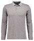 Ragman Soft Knit Modern Fit Easy Care Polo Zilvergrijs