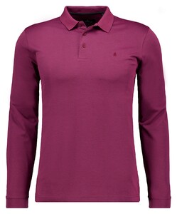 Ragman Soft Knit Modern Fit Easy Care Poloshirt Berry