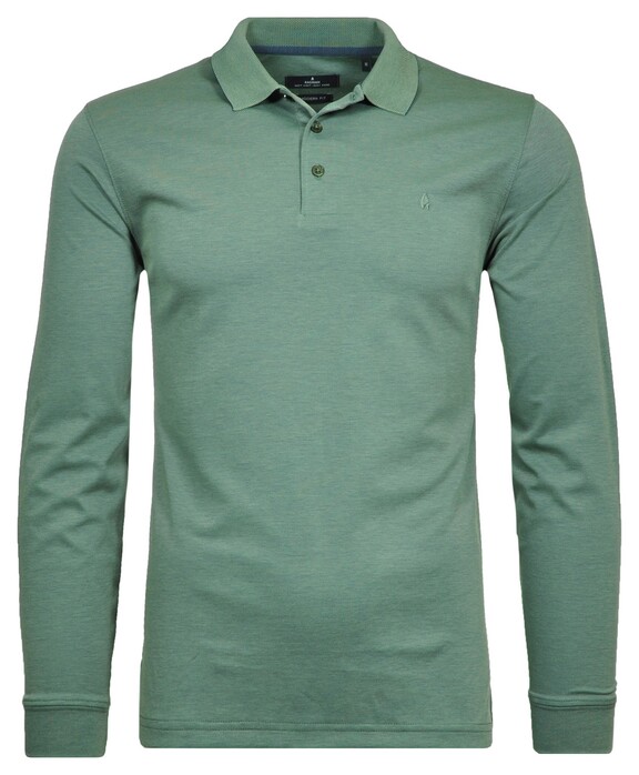Ragman Soft Knit Modern Fit Easy Care Poloshirt Reed Green