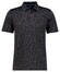 Ragman Soft Knit Space Dye Fantasy Polo Donker Grijs Melange