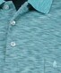 Ragman Soft Knit Space Dye Fantasy Polo Emerald