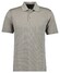 Ragman Soft Knit Subtle Jacquard Pattern Polo Beige