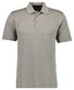 Ragman Soft Knit Subtle Jacquard Pattern Polo Beige