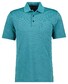 Ragman Soft Knit Subtle Jacquard Pattern Polo Emerald