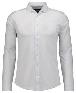 Ragman Soft Knit Uni Color Easy Care Shirt White