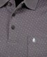 Ragman Softknit Allover Dot Pattern Polo Leisteen
