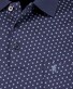Ragman Softknit Allover Dot Pattern Polo Marine