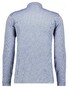 Ragman Softknit Easy Care Mini Jacquard Design Polo Duivenblauw