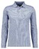 Ragman Softknit Easy Care Mini Jacquard Design Polo Duivenblauw