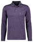 Ragman Softknit Easy Care Mini Jacquard Design Polo Paars