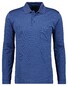 Ragman Softknit Easy Care Mini Jacquard Design Poloshirt Royal Blue