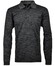 Ragman Softknit Easy Care Space Dyed Polo Donker Grijs Melange