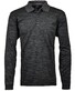 Ragman Softknit Easy Care Space Dyed Polo Donker Grijs Melange