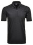 Ragman Softknit Fine Duo Line Zip Collar Polo Antraciet