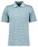 Ragman Softknit Fine Duo Line Zip Collar Polo Sage Green