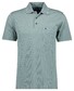 Ragman Softknit Fine Jacquard Pattern Polo Mint Melange