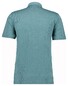 Ragman Softknit Fine Jacquard Pattern Polo Sage Green